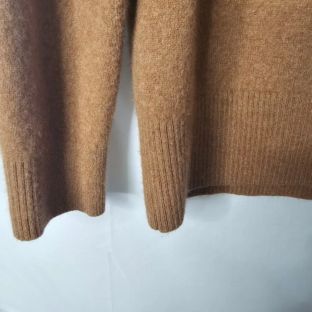 Everlane Women's Cashmere Brown Sweater Size Midium - Picture 5 of 9